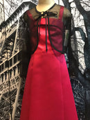 Bamboo | Children's Wear Black Mesh Bolero Jacket