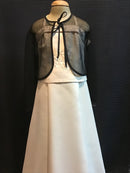 Bamboo | Children's Wear Black Mesh Bolero Jacket