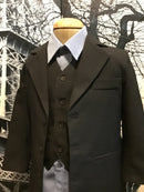 Bamboo | Formal wear Black Older Boys 3 button Jacket