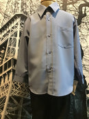 Bamboo Blue Boys Formal Shirt - Assorted Sizes RRP $49.99