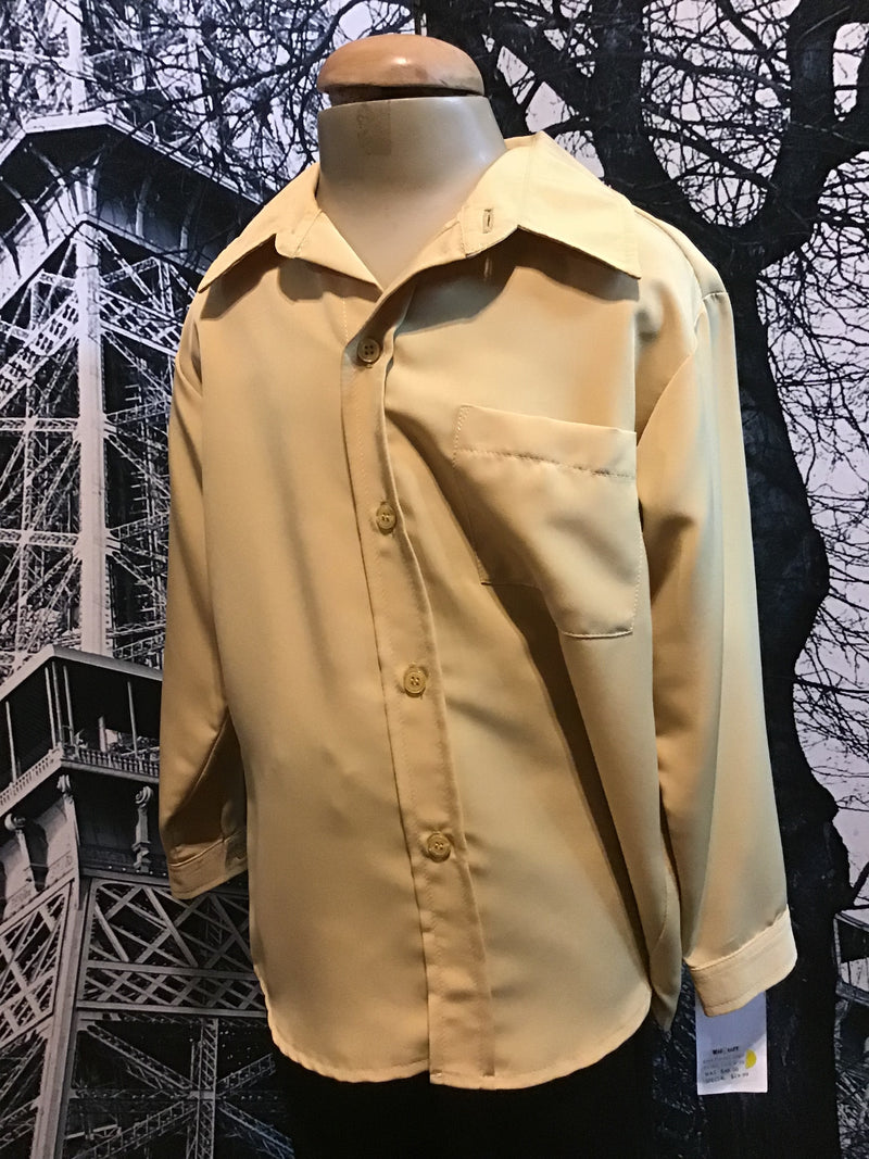 Bamboo | Wear Boys Mustard Formal Shirt