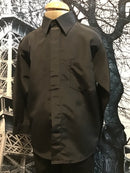 Bamboo | Boys Polyester Formal Shirt - Black RRP $49.99
