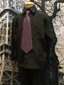 Bamboo | Boys Polyester Formal Shirt - Black RRP $49.99