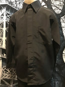 Bamboo | Boys Polyester Formal Shirt - Black RRP $49.99