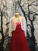 Bamboo | Wear Girls bright Red Long Formal Dress Style 1003