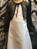 Bamboo | Girls Bridesmaid Ivory Lace Front Dress