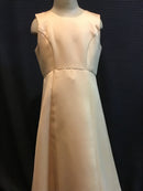 Bamboo | Girls Bridesmaid Girl's Gold Bow Dress
