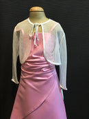 Bamboo | Girls Bridesmaid Pink Side gathered Dress