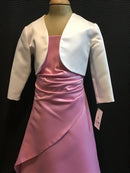 Bamboo | Girls Bridesmaid Pink Side gathered Dress