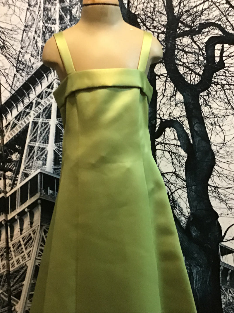 Bamboo | Wear Girls Apple Green Long Formal Dress Style 1003