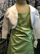 Bamboo | Girls Bridesmaid Green Dress