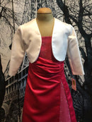 Bamboo | Girls Bridesmaid Raspberry Pink Side gathered Dress