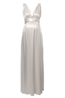 Ripe Maternity - Deluxe Satin Long Deluxe Satin Maxi Dress Ivory