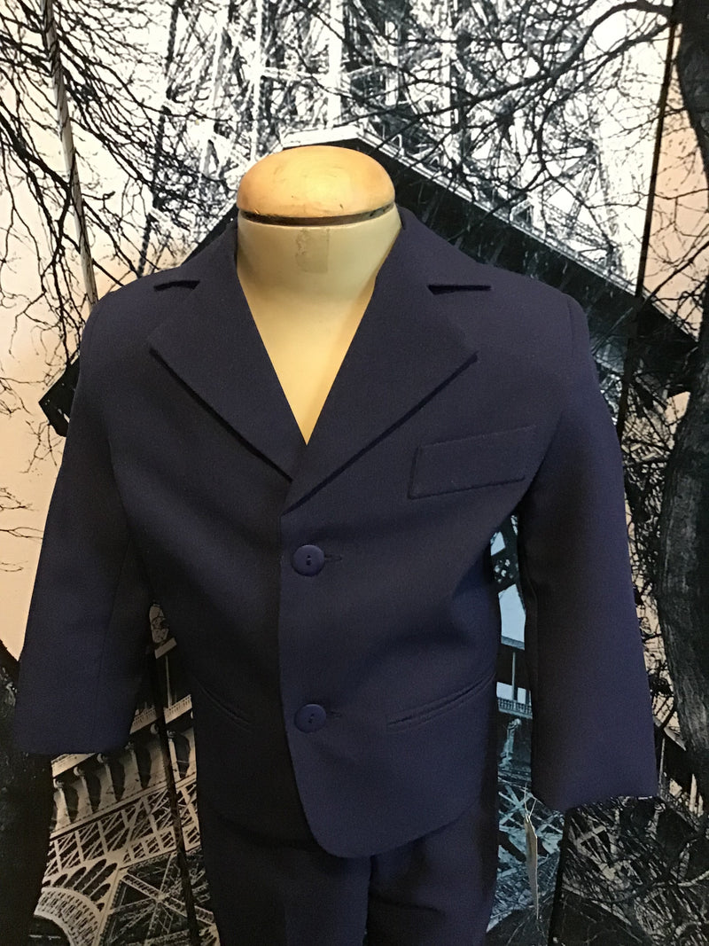 Bamboo | Formal wear Navy Younger Boys 3 button Jacket