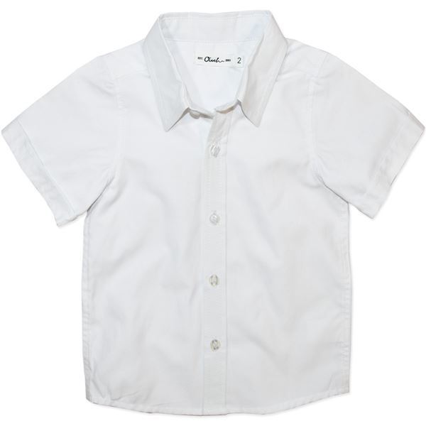 Baby Boys Ouch Shirt - White