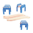 Bigjigs | Rail Wooden Construction Support Train Track Set