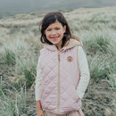 Crywolf | Reversible Vest -Dusty Pink/Camel  RRP $99.99  SPECIAL $69.99