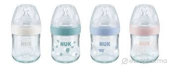 Nuk | Nature Sense Glass Bottle 120ml - Assorted