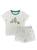 Imababywear | Top & Shorts Set - Taiga Deer