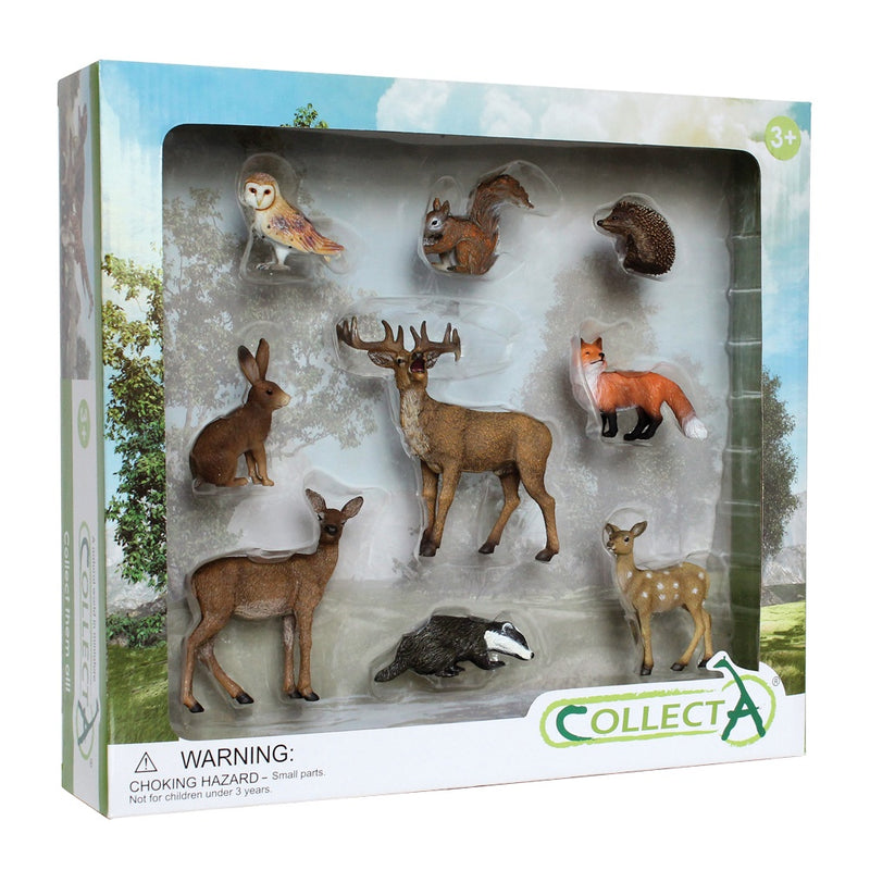 COLLECTA 9pc Woodland Animals Boxed Set