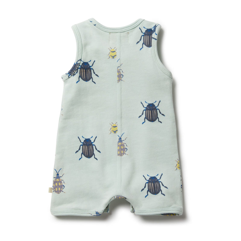 W & F |French Terry Growsuit- Bugs