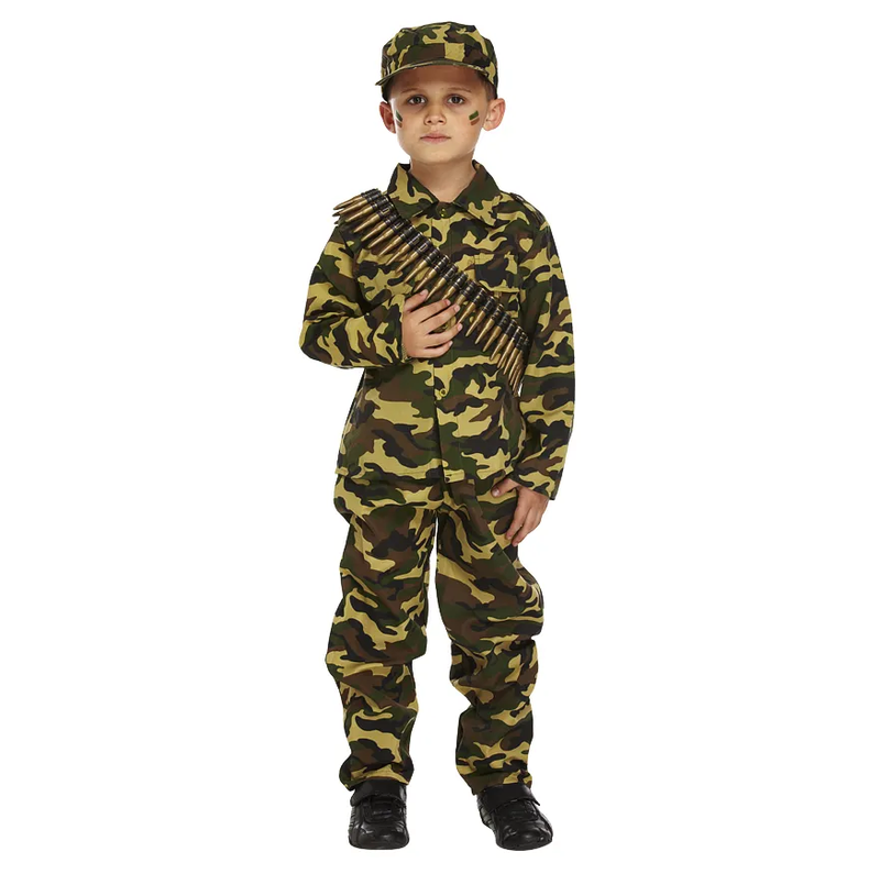 Deluxe Army Boy Costume