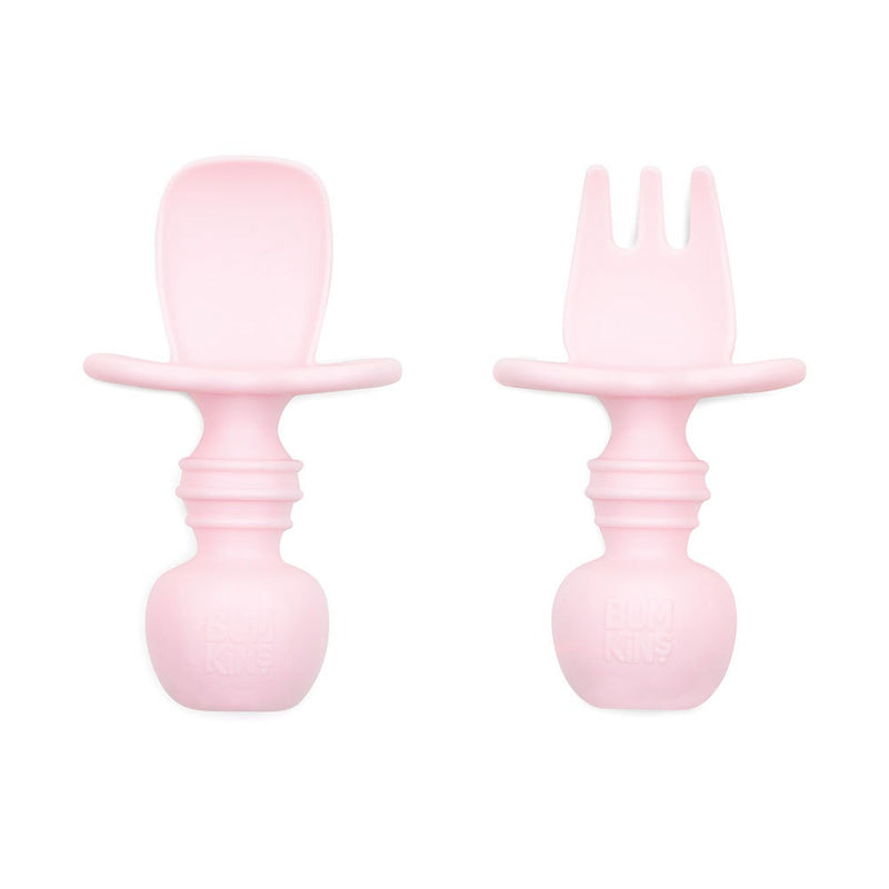 Bumkins Silicone Chewtensils - Pink