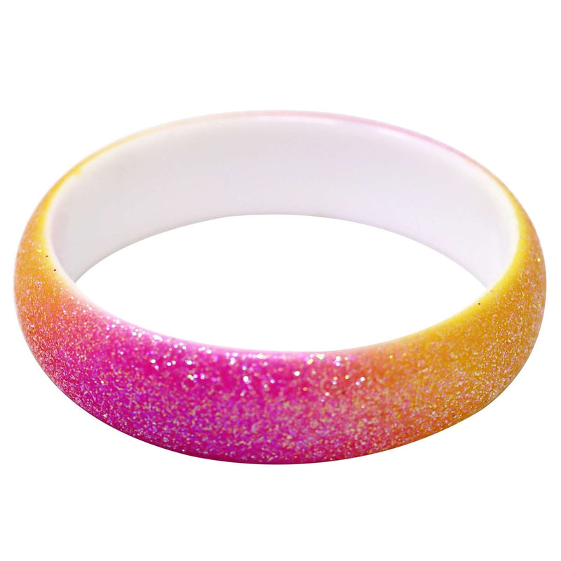 Pink Poppy | Sparkly Glitter Ombre Bangle