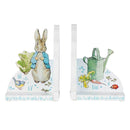BEATRIX POTTER PETER RABBIT BOOKENDS - WHITE
