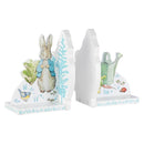 BEATRIX POTTER PETER RABBIT BOOKENDS - WHITE
