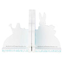 BEATRIX POTTER PETER RABBIT BOOKENDS - WHITE