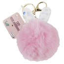 Bunny Pom Pom Ball Key Chain