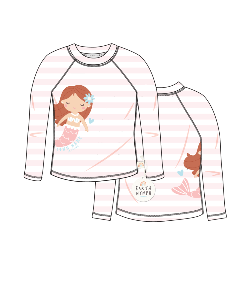 Earth Nymph | Seaside Baby Girls Wetshirt