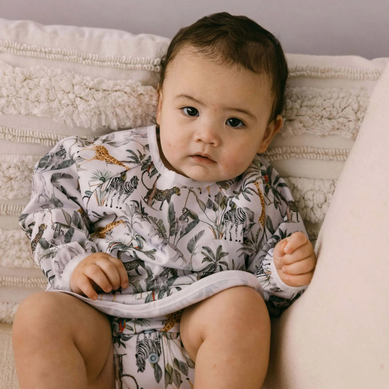 Bear & Moo | Sleeved Bib - Asstd Designs