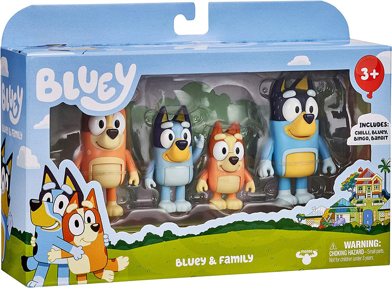 Bluey Figures - Asstd 4 Packs
