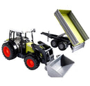 Bruder Claas Nectis with Front Loader and Tipping Trailer