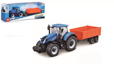 Burago | New Holland Agriculture Tractor & Trailer- Asstd