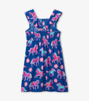 Hatley | Electric Horses Smocked Dress