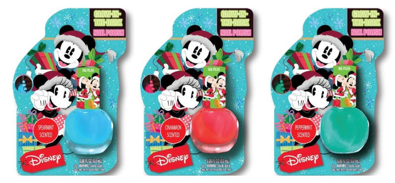 Mickey And Minnie Christmas Glow In The Dark Nail Polish