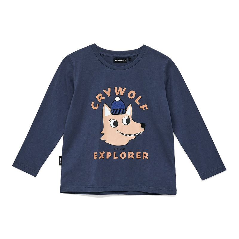 Crywolf | Long Sleeve T-Shirt - Indigo Explorer