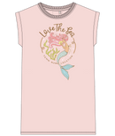 Earth Nymph |  Mermaid Girls T-Shirt Dress