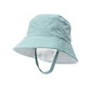 Hi-Hop | Chambray Reversible Bucket-Green /White