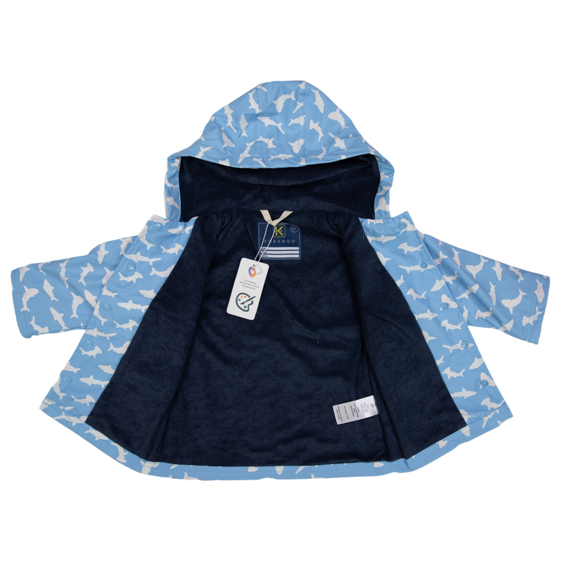 Korango | Shark Colour Change Raincoat Blue