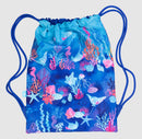 Spencil | Big Drawstring Bag - Coral Garden