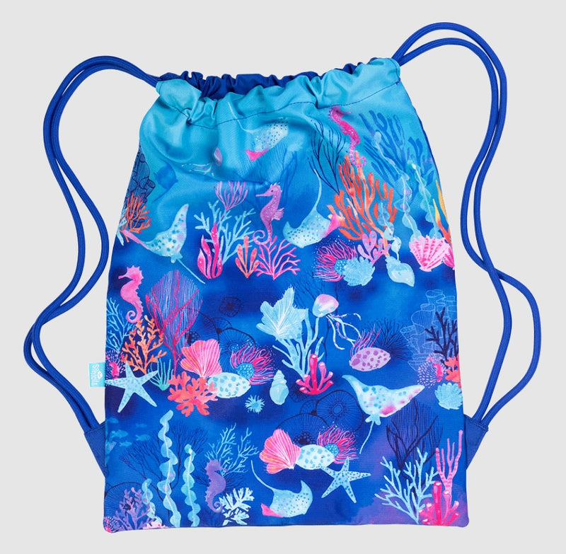 Spencil Big Drawstring Bag Coral