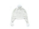 Hi-Hop | Girls Cotton Heart Beanie w/ Ear Flaps - Cream