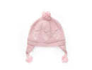 Hi-Hop | Cotton Heart Beanie w/ Ear Flaps - Pink