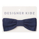 Designer Kidz Toby Linen Bow Tie -  Sand or Navy