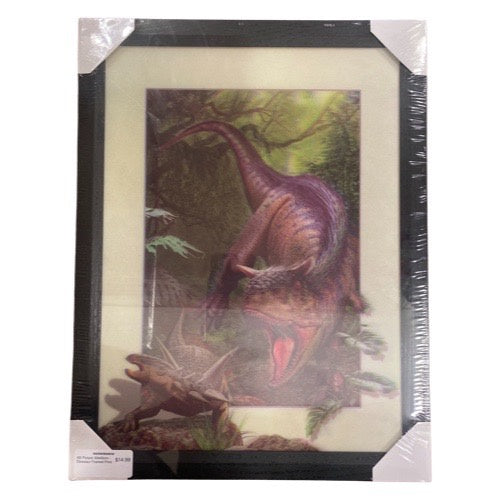 5D Picture 30x40cm - Dinosaur Framed Print