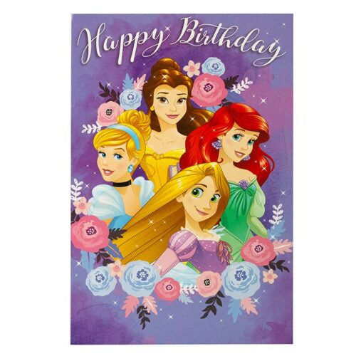 Disney Princess Birthday Card